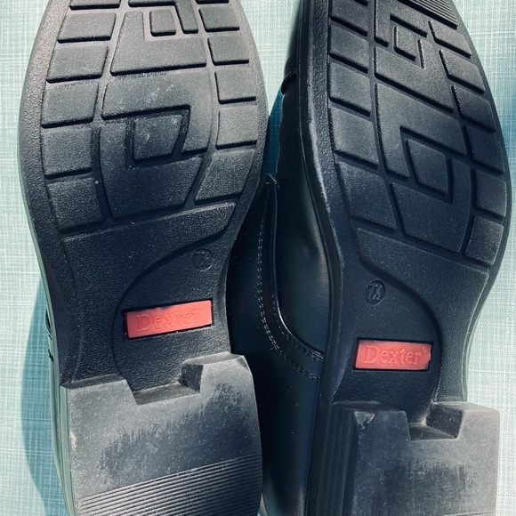 Mens Dexter patent leather black dress shoes - Picture 2 of 2